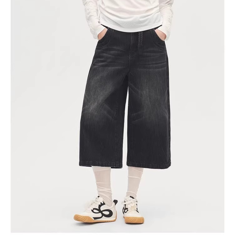 AVVENN 简单牛仔裤25年秋AL71305594——1290