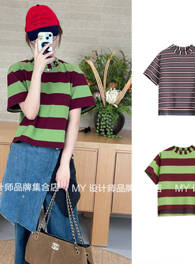 SHORT SeNTeNCe 条纹T恤25年秋冬25AWTS05- SP113/SP41——1200