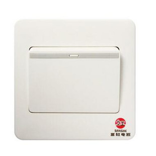 三社电器明装86型 开关插座明装 明线 明装一开双控开关 一位开关