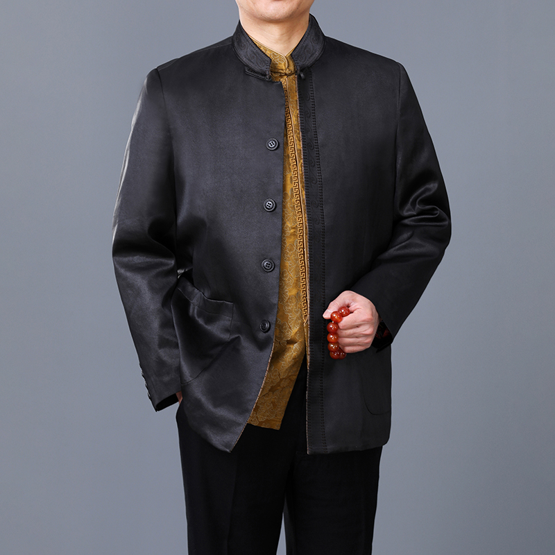 百福龙香云纱桑蚕丝外套