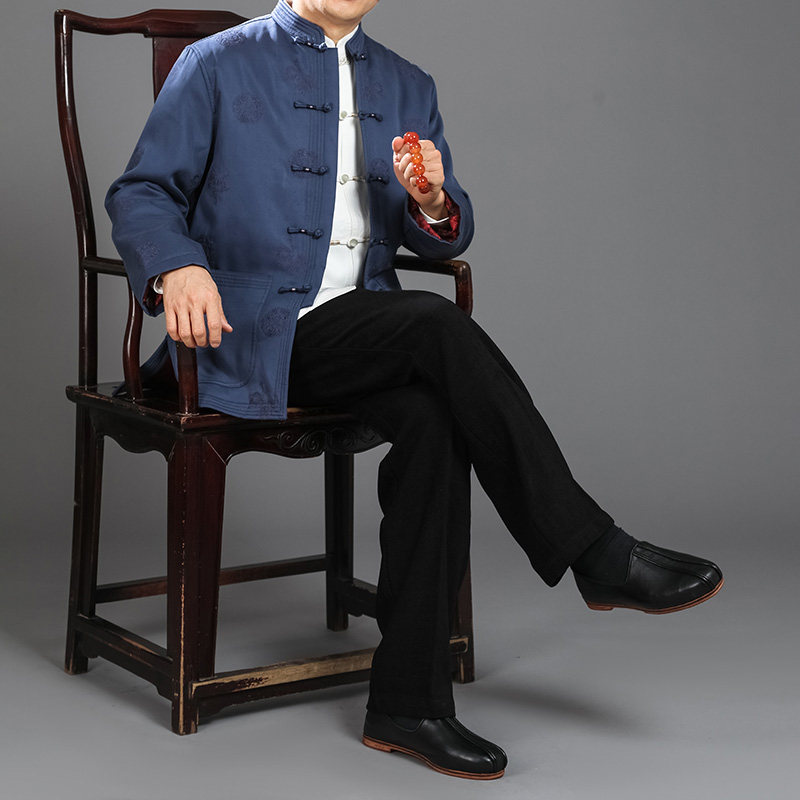 高档男唐装秋冬绣龙棉袄 百福龙民族风唐装棉衣 中老年唐装爸爸装,男装,唐装,淘宝优惠券,粉丝福利购,淘宝优惠卷