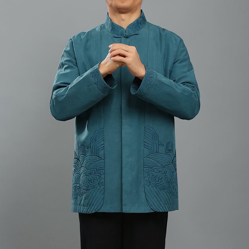 百福龙男士唐装外套高档宴会装