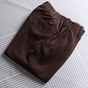 休闲长裤 中式 刺绣唐装 秋冬季 百福龙松紧腰加裤 男裤 袢两用宽松版