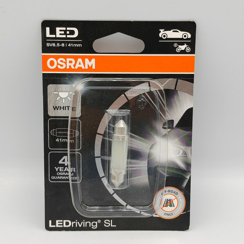 欧司朗LED41-43MM汽车双尖灯泡