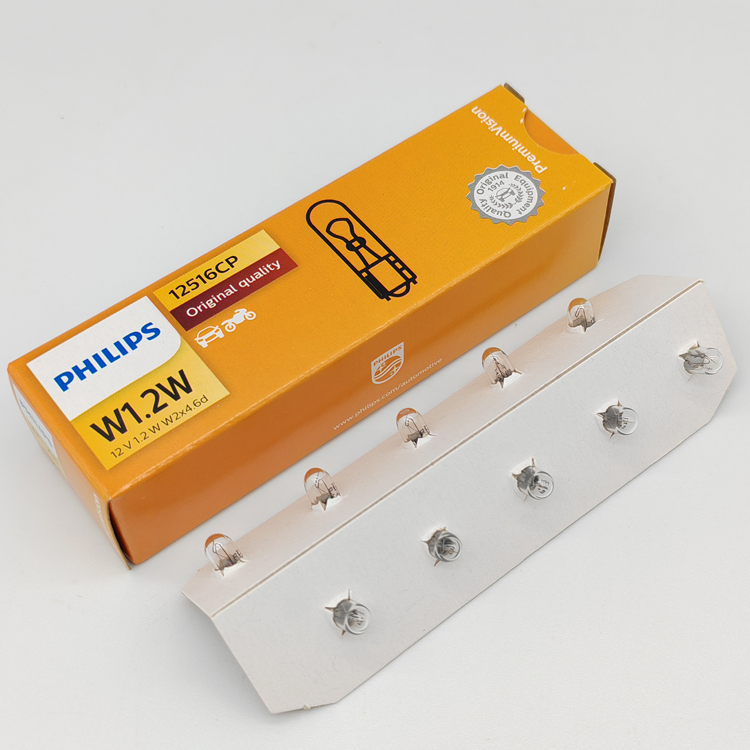 飞利浦T5W1.2W2.3W汽车灯泡