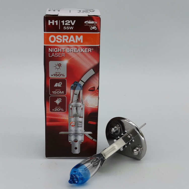 欧司朗 OSRAM H1 H3 U 12V 55W E1 64150 64151NL 四代激光夜行者