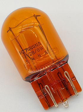 东芝 HT 7444 12V WY28/8W T20 7442NA 野马双丝琥珀原色大插灯泡