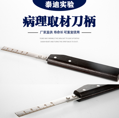 病理取材刀柄 取材刀柄 配徕卡羽毛刀片 实验病理级取材刀柄