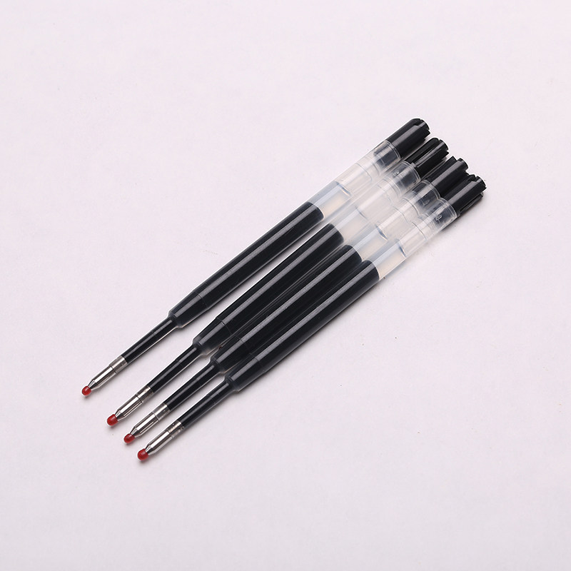 10支装透明G2签字笔芯按动笔芯通用旋转替芯中性水芯黑/蓝黑/蓝05