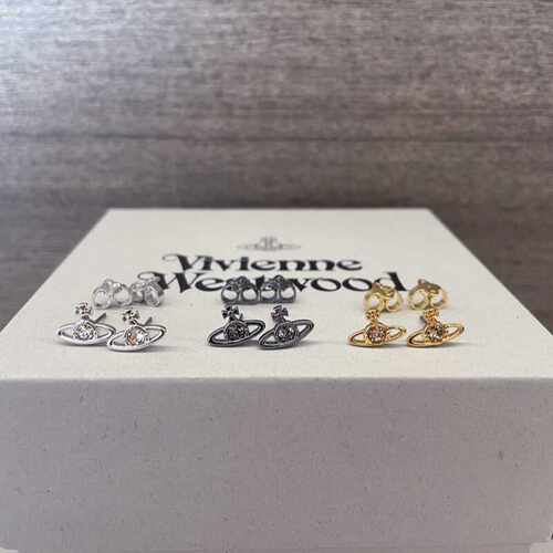 VivienneWestwood土星单钻耳环男