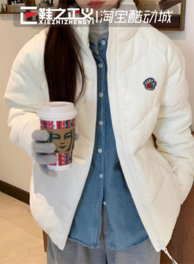VANS/范斯冬季奶油草莓可爱休闲棉服简约百搭厚外套女VN0A5F6CFS8