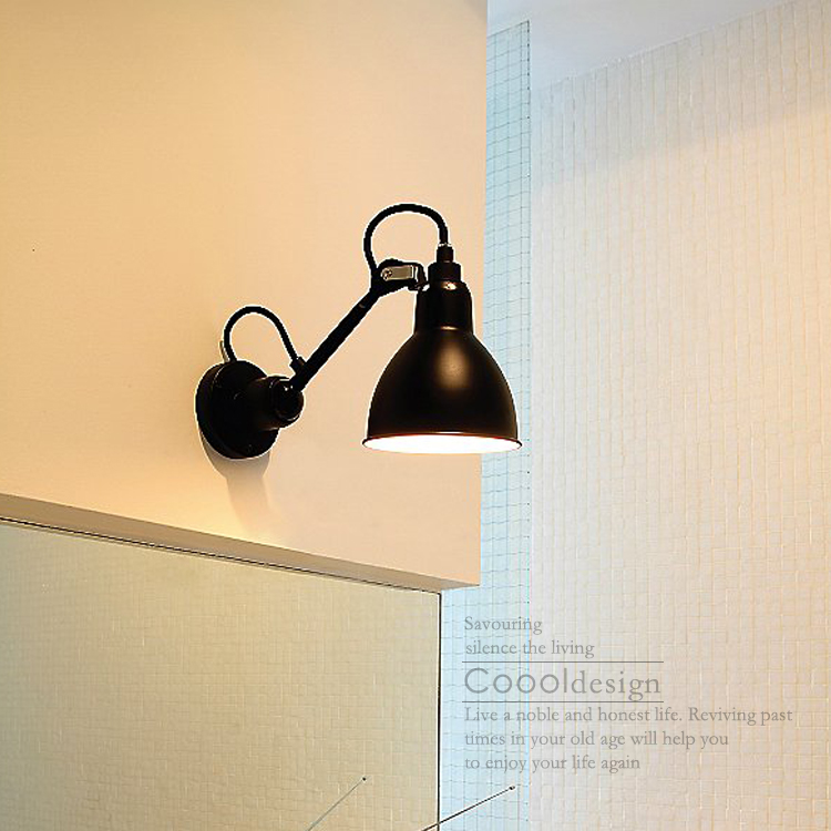 卧室万向头卫浴北欧风软装壁灯