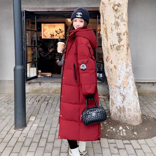 长款过膝冬季宽松胖MM特大码女装韩版修身显瘦加厚极寒羽绒服219
