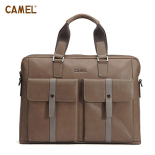 【非卖品】camel骆驼牛皮 商务公文包 男包 手提斜挎包 电脑