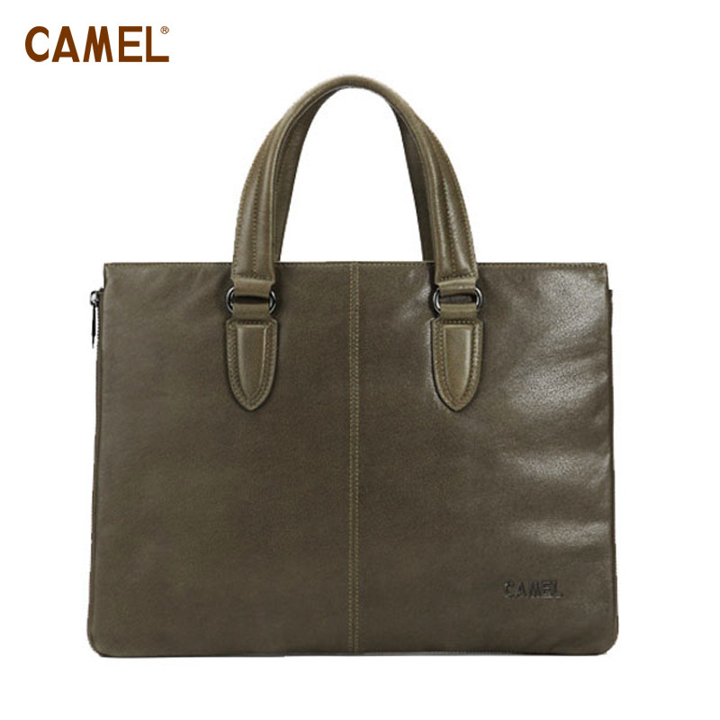 【非卖品】camel骆驼皮具 正品 头层牛皮 商务手提包 男包公