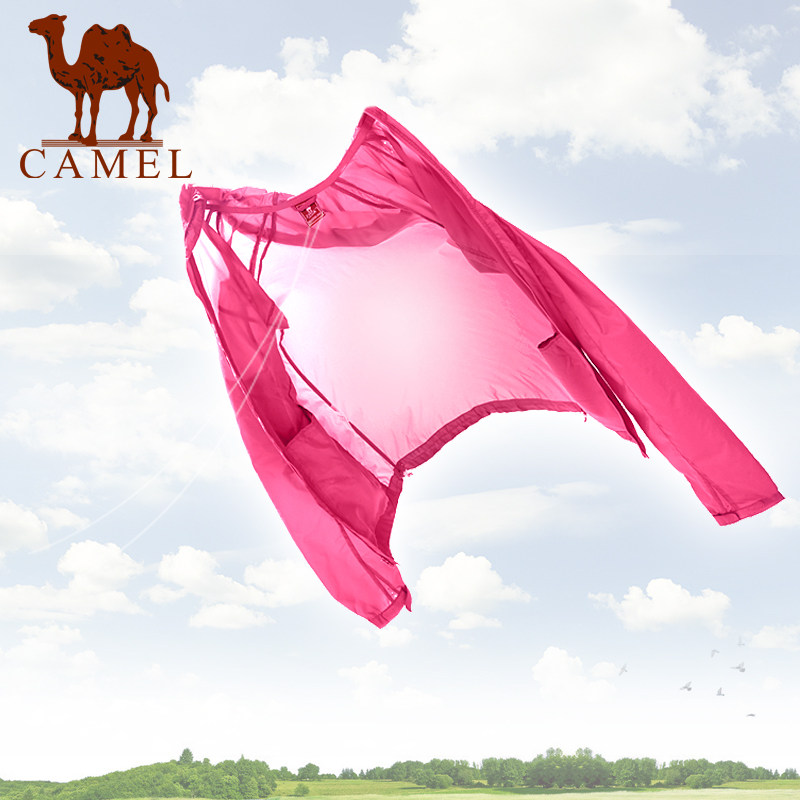 【非卖品】camel骆驼户外 新款休闲 女款皮肤风衣 速干超轻皮