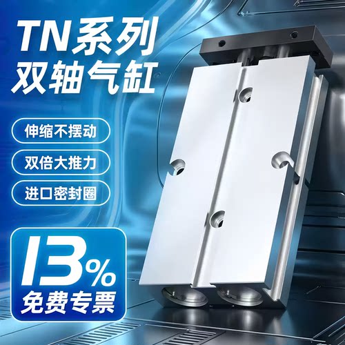 TN10小型气动双轴双杆气缸