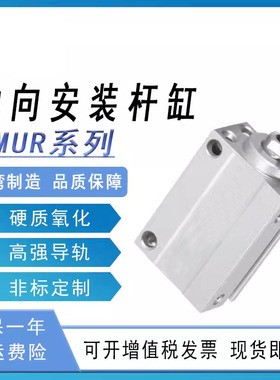 小微型自由安装气缸MSUR MUR16X10X15X20X25X30X40-SB亚德客气动