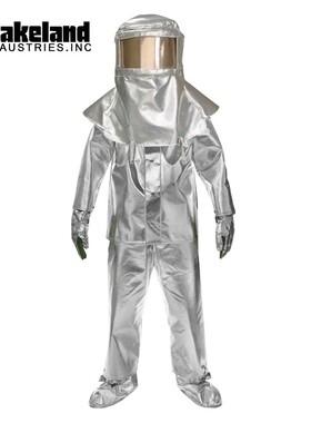 雷克兰AHR1000BA铝箔分体带背囊高温隔热服