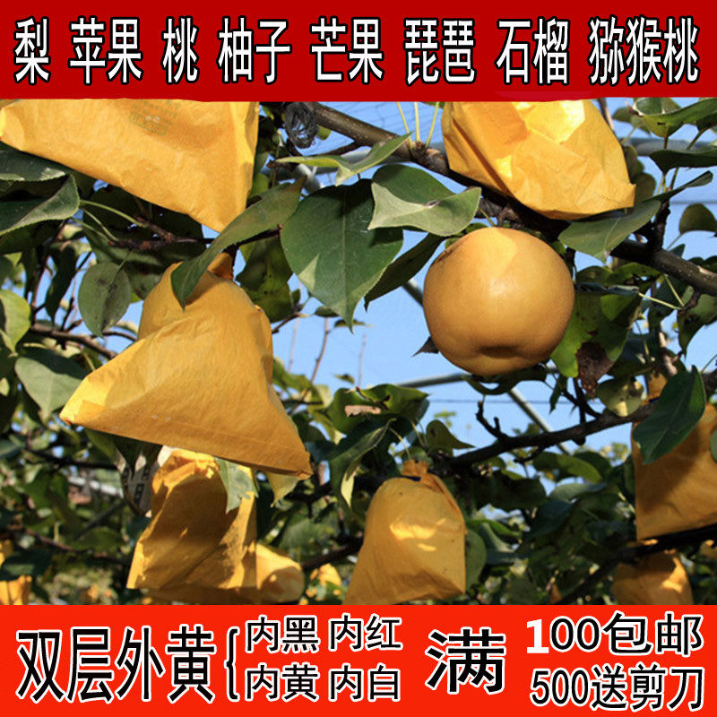 桃子梨子套袋双层苹果套袋芒果套其它园艺用品