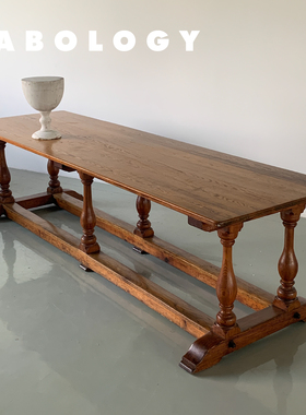 LABOLOGY中古｜欧洲50年代修道院桌橡木长桌餐厅商业空间展厅桌具