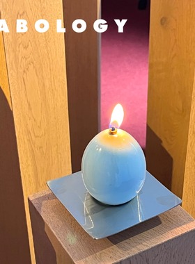 LABOLOGY新品｜言彦彩色酥油灯鸡蛋蜡烛东方美学禅意氛围茶室摆件