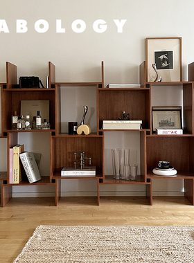 LABOLOGY HOME｜“格格”置物架意式中古风落地书架收纳书柜展示