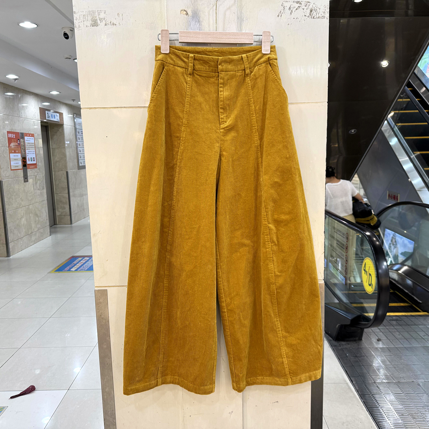 2588 欧洲站秋装2025新款时尚高腰休闲宽松阔腿灯芯绒直筒裤女裤