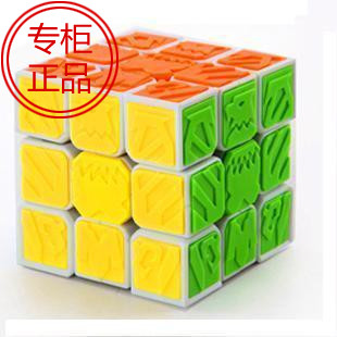 正品奧迪雙鉆奇博少年三階魔方雪暴獵鷹劍鯊王裂地崩龍分子號順滑