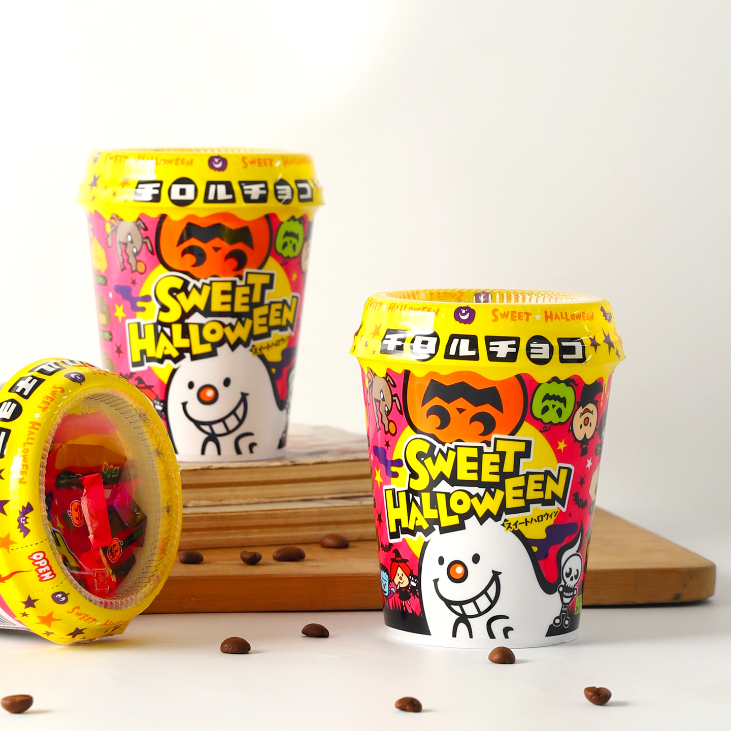 日本进口松尾万圣节版什锦夹心巧克力杯装礼盒糖果送女友网红礼物
