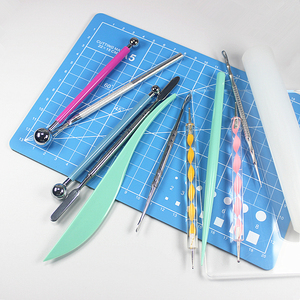超轻粘土工具七本针丸棒压痕笔彩泥板BJD娃娃树脂DIY手办教学套装