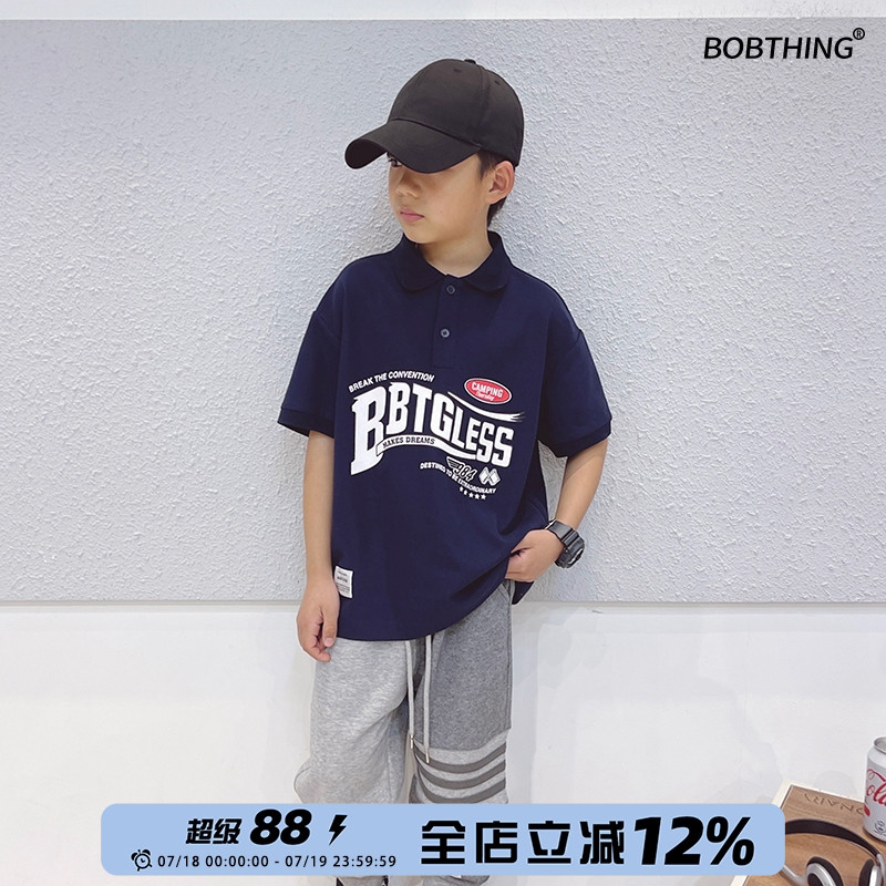 儿童翻领半袖T恤男童短袖POLO衫