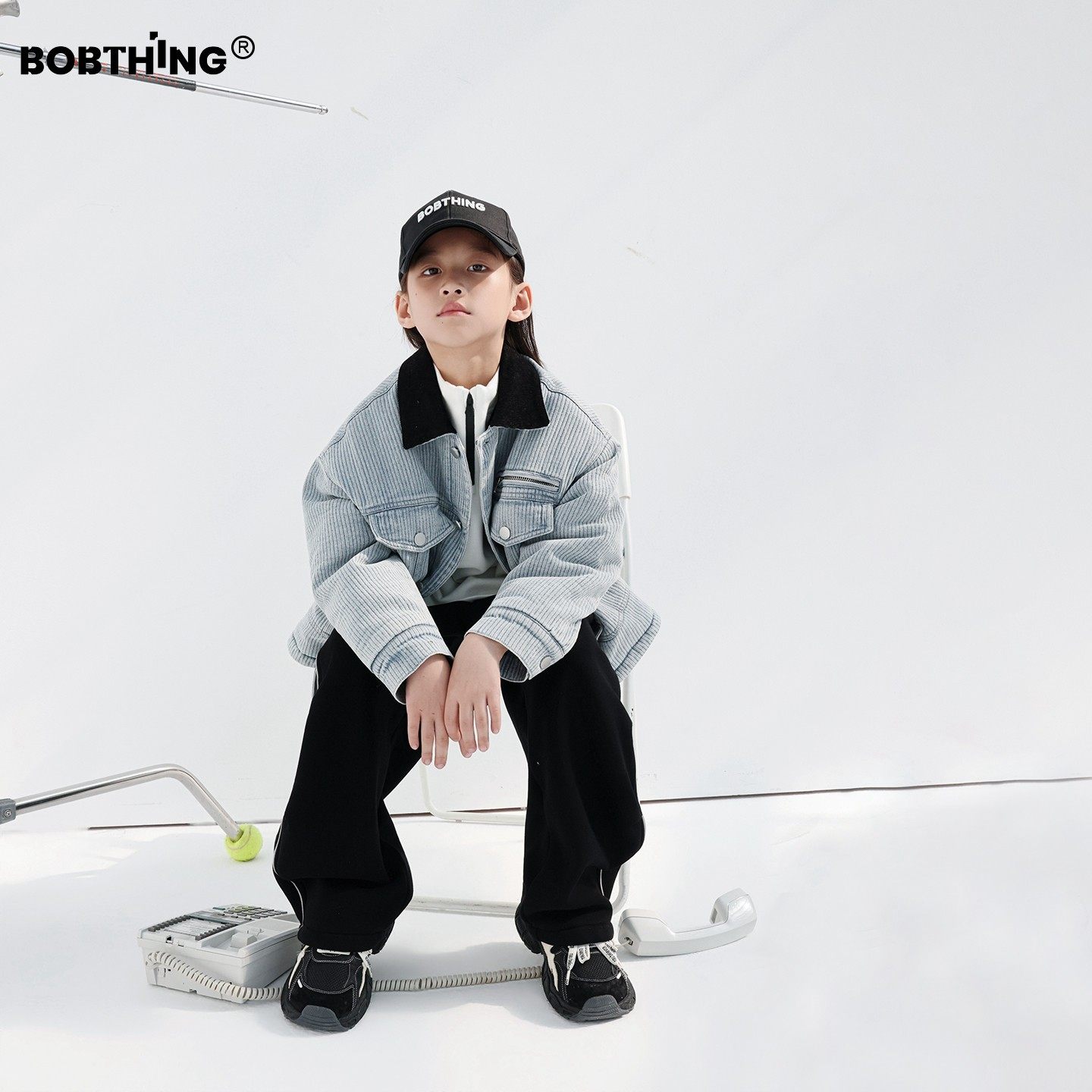 男童冬装黑翻领条绒棉衣2025新款儿童加厚夹棉外套棉服潮童装棉袄,童装/婴儿装/亲子装,棉袄/棉服,淘宝优惠券,粉丝福利购,淘宝优惠卷