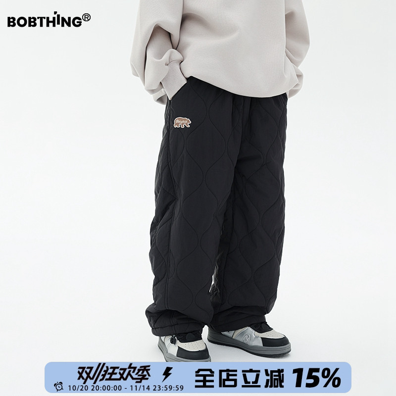 儿童冬季夹棉裤子保暖长裤直筒裤男童加绒加厚运动裤潮童装休闲裤