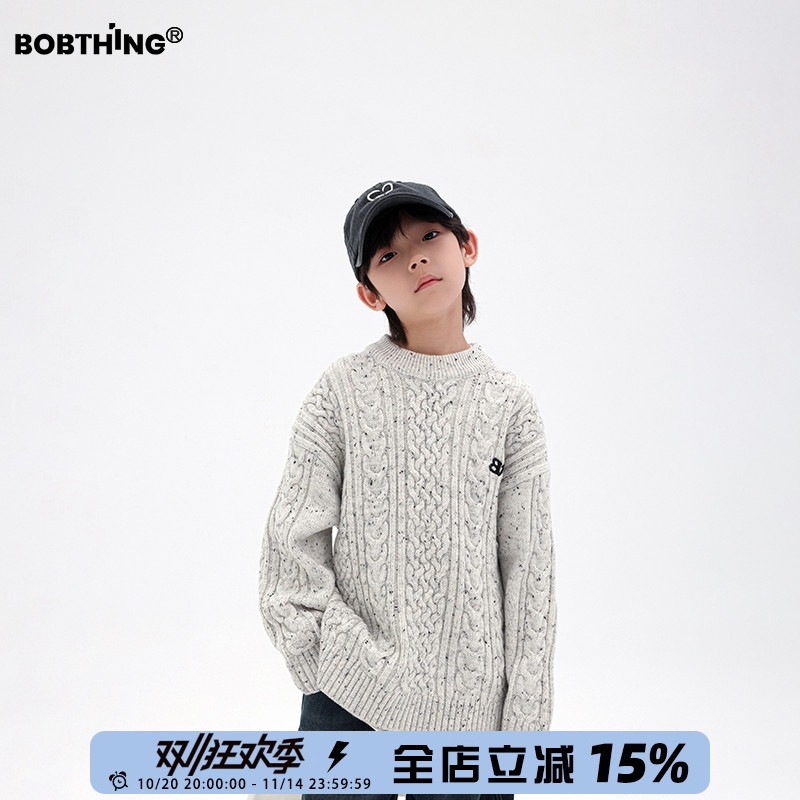 男童圆领毛衣针织儿童加厚打底衫
