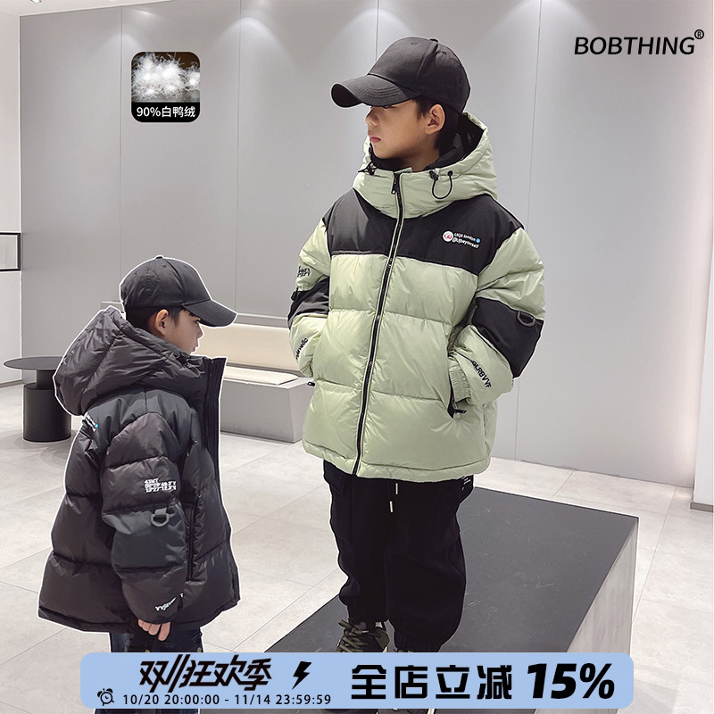 男童厚实羽绒服儿童冬装保暖外套