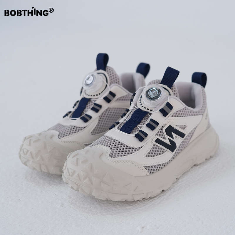 男童夏装2025新款儿童单网轮胎底运动鞋转口轻便休闲透气低帮鞋子