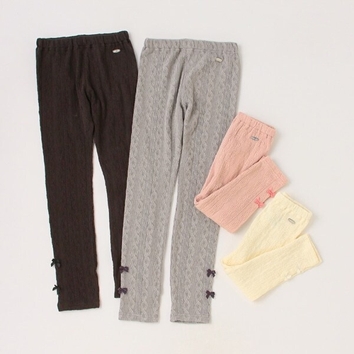 打底裤针织蝴蝶结舒适