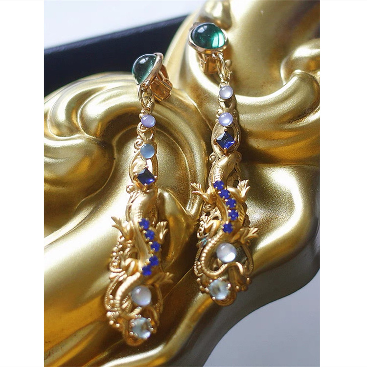 原创设计欧美黄铜老琉璃蜥蜴AskewLondon风中古董耳环耳夹vintage,饰品/流行首饰/时尚饰品新,耳环,淘宝优惠券,粉丝福利购,淘宝优惠卷