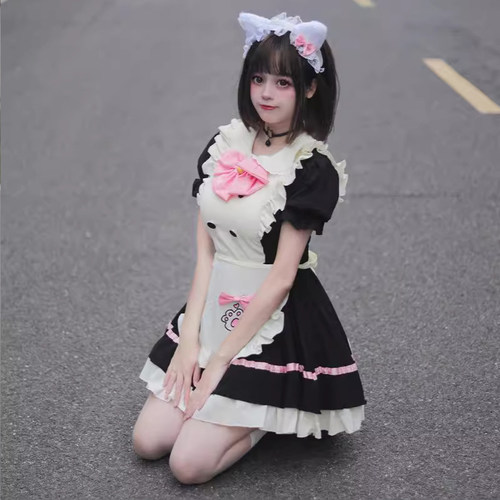 女仆装cos可爱女大佬连衣裙