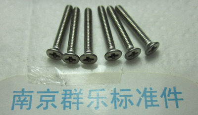 不锈钢十字槽螺钉沉头