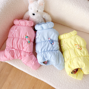狗狗衣服2025新款冬装宠物小型犬泰迪比熊博美冬天四脚加厚棉衣