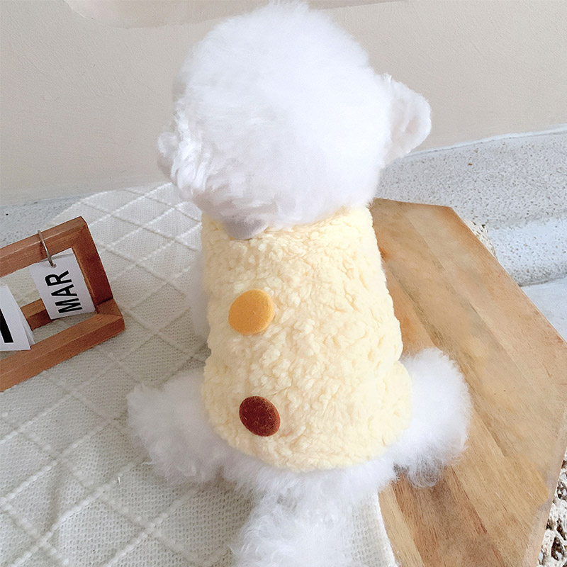 达人推荐春秋款糖果色狗狗小背心