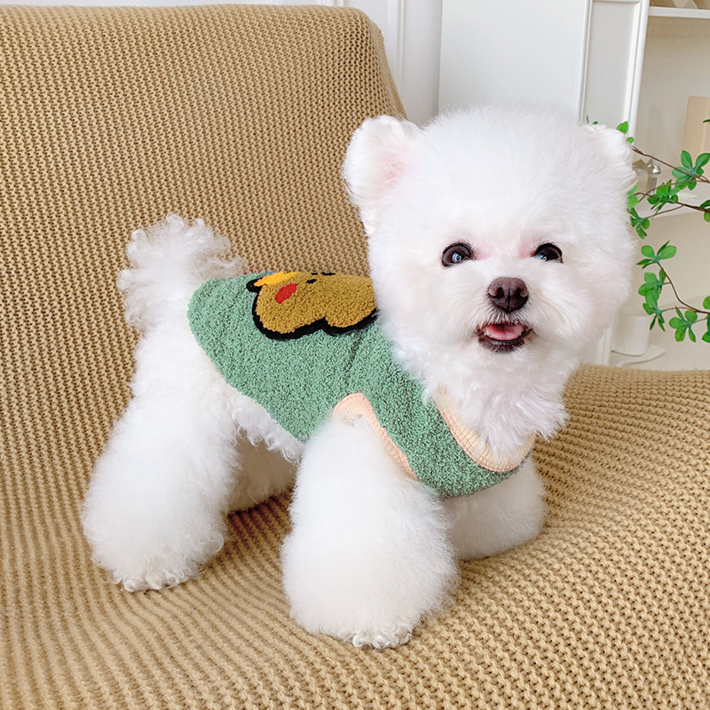 宠物狗狗猫咪毛绒厚马甲