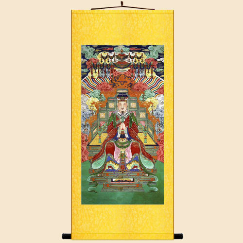 水陆画卷轴挂画北极紫微大帝