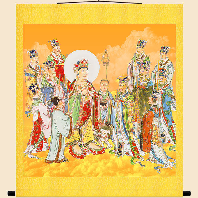 挂画卷轴挂画地藏王菩萨