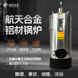 锅炉家用酿酒做豆腐豆浆地暖采暖炉热水节能食用菌养殖燃煤铝锅炉
