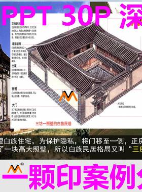 云南传统民居四合院一颗印三房一照壁古建筑案例分析建筑剖析学习