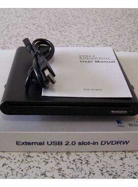 吸入式USB DVD刻录机迷你主机一体机台式机笔记本外置移动光驱
