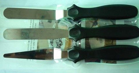 3件套奶油抹刀/吻刀/蛋糕裱花刀/黑色塑料手柄 烘焙工具 蛋糕模具,厨房/烹饪用具,烘焙模具,淘宝优惠券,粉丝福利购,淘宝优惠卷